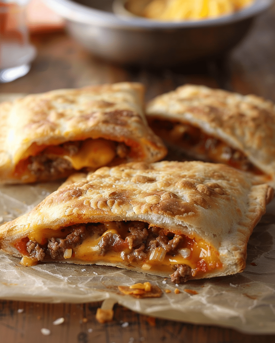 Cheeseburger Hot Pockets
