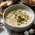 French Roasted Cauliflower Soup