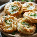 Irresistible Puff Pastry Appetizers with Creamy Garlic Parmesan Sauce
