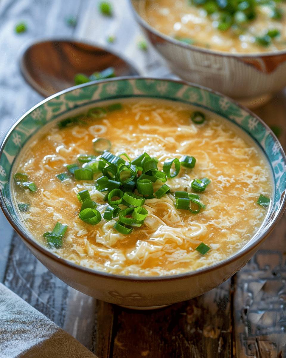 15-Minute Egg Drop Soup with Surimi