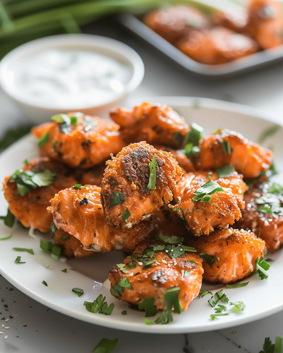 The Best Crispy Bang Bang Salmon Bites
