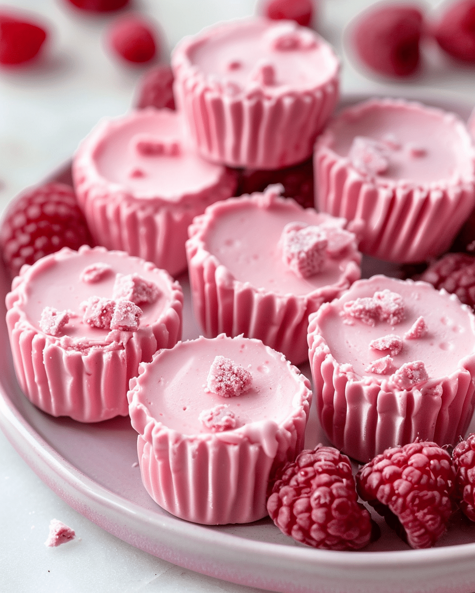 No-Bake Pink Velvet Cheesecake Bites