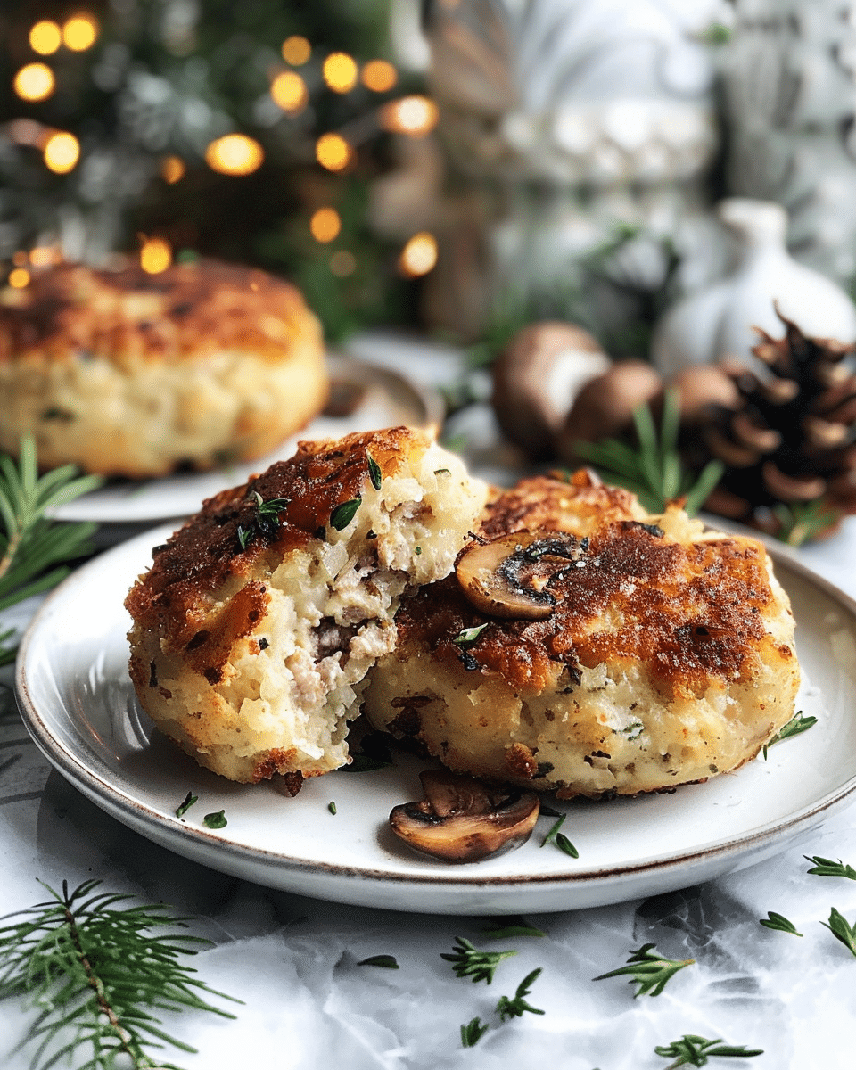 Stuffed Potato Cakes