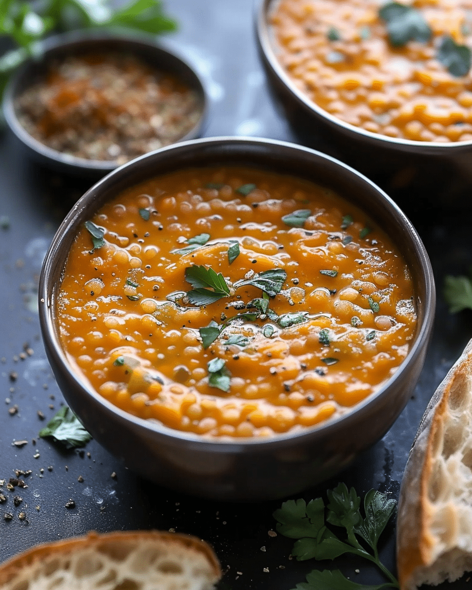 Sweet Potato Lentil Soup