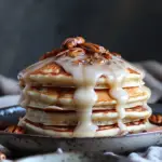 Fluffy Vegan Cinnamon Roll Pancakes