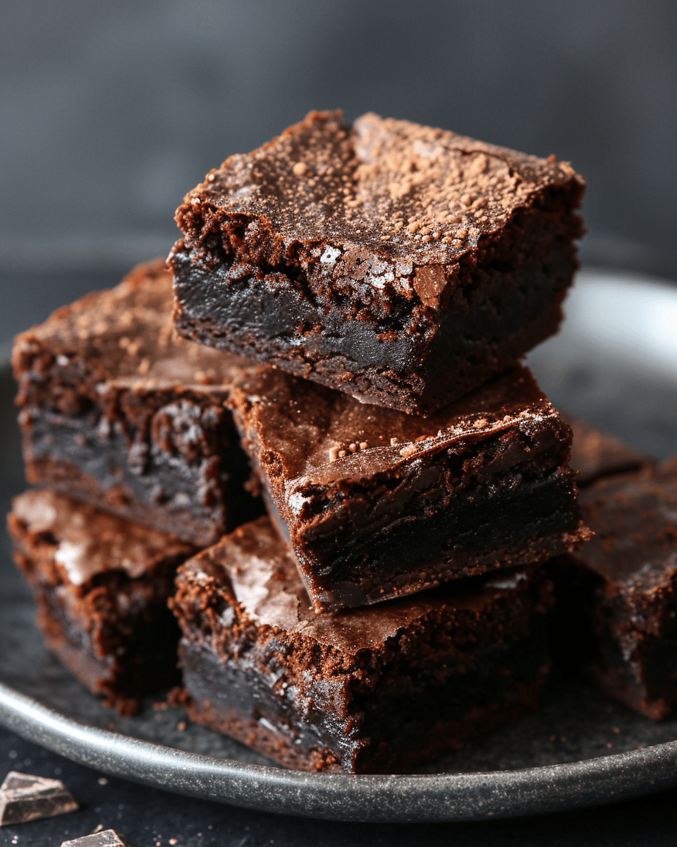 Greek Yogurt Chocolate Brownies