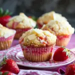 Healthier Strawberry and White Chocolate Muffins