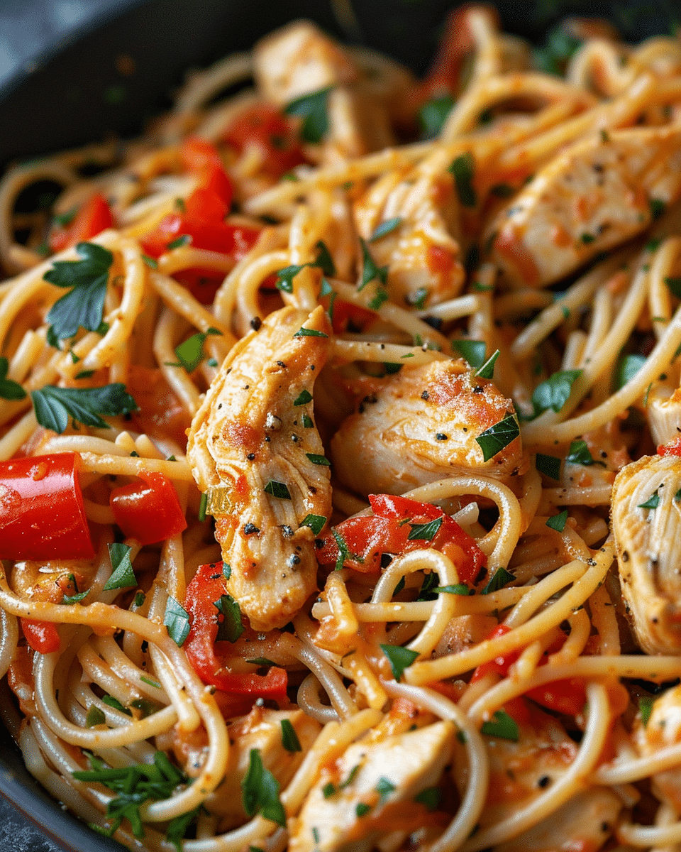 Ultimate Chicken Spaghetti