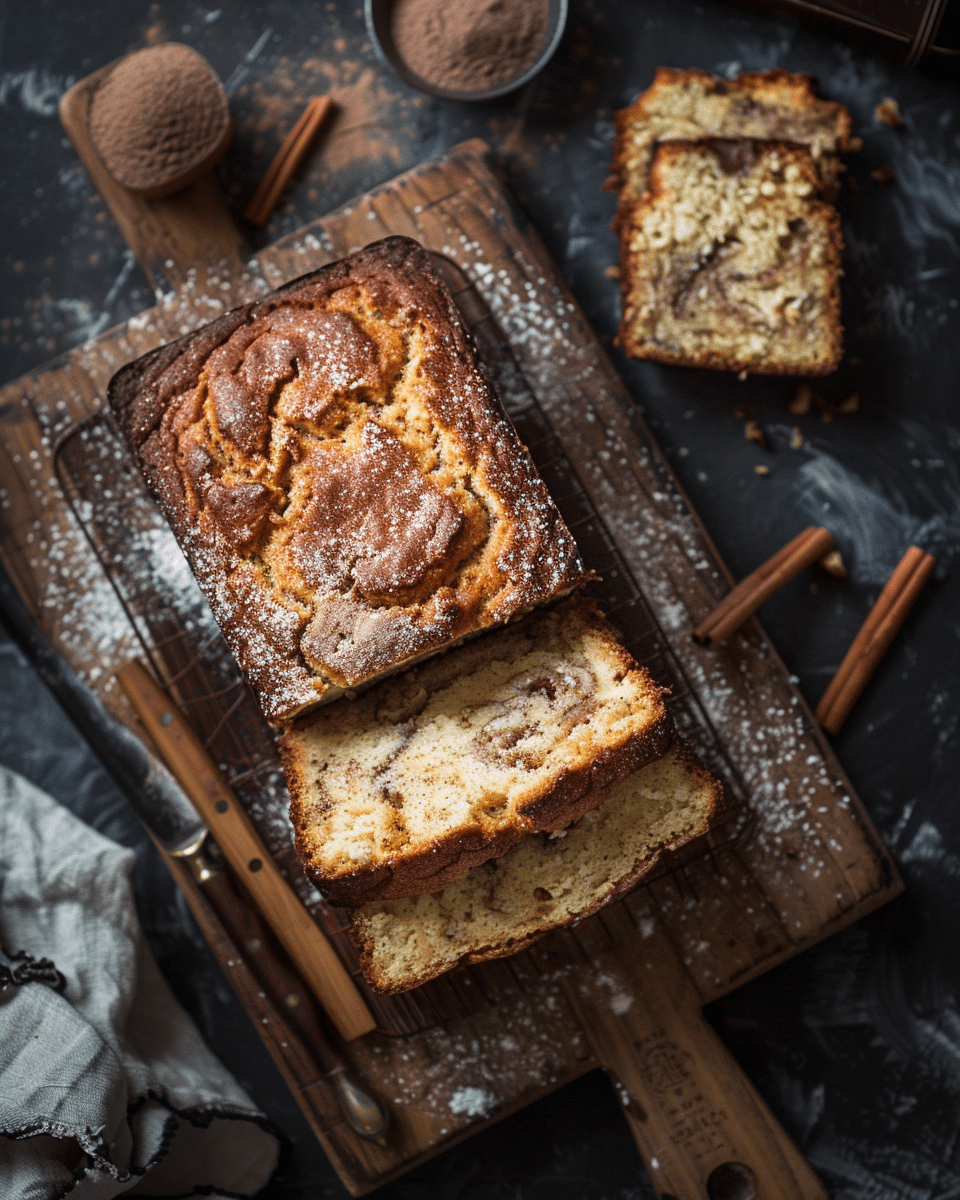 Cinnamon Swirl Banana Bread