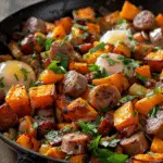 Sweet Potato and Chicken Sausage Hash
