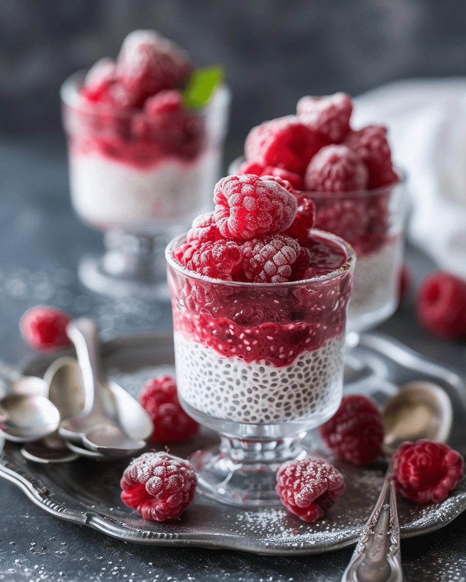 Raspberry Chia Pudding