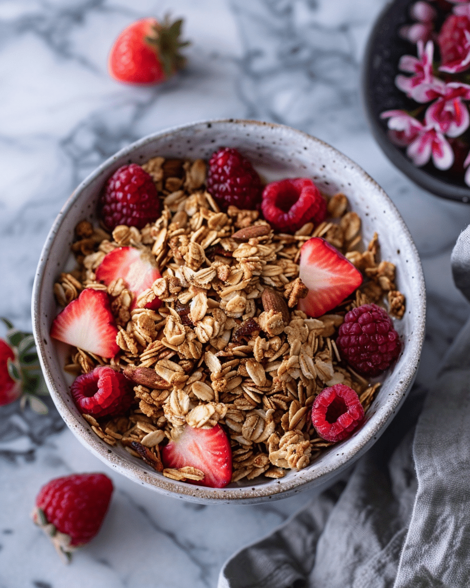 The Best Healthy Granola (5 Ingredients)