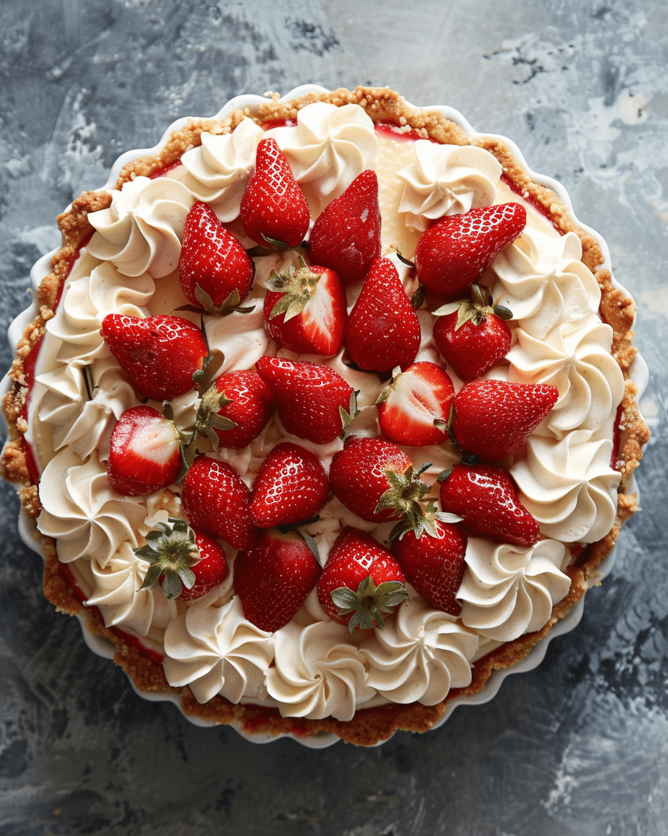 Strawberry Cheesecake Pie