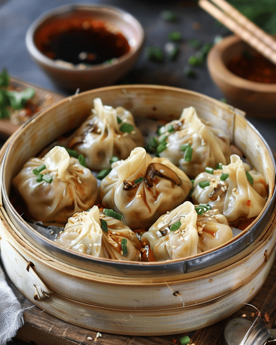 Mushroom Cabbage Dumplings