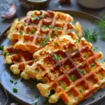 Crispy Hash Brown Waffles