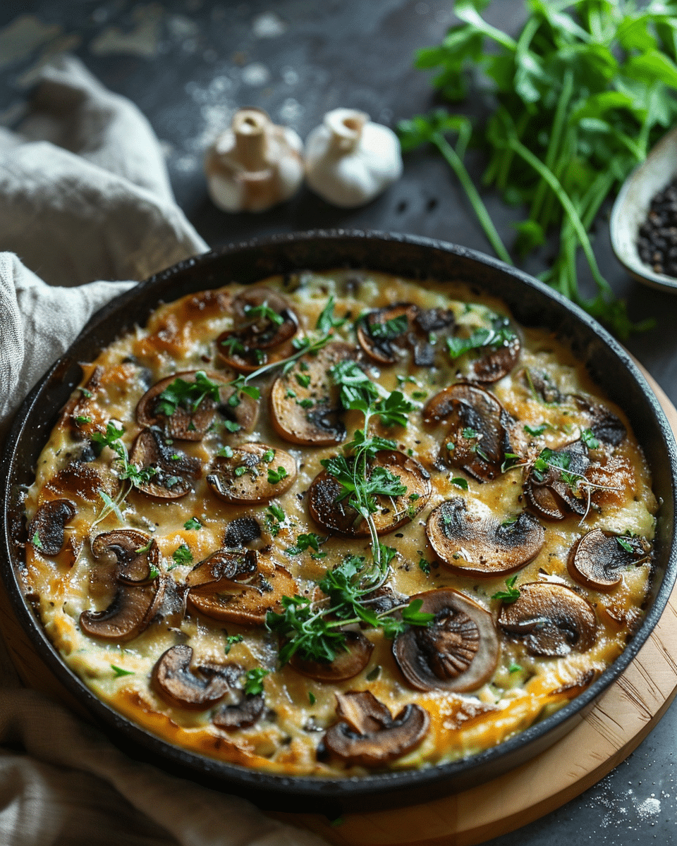 Kartoffel-Pilz-Pfanne mit Bohnen