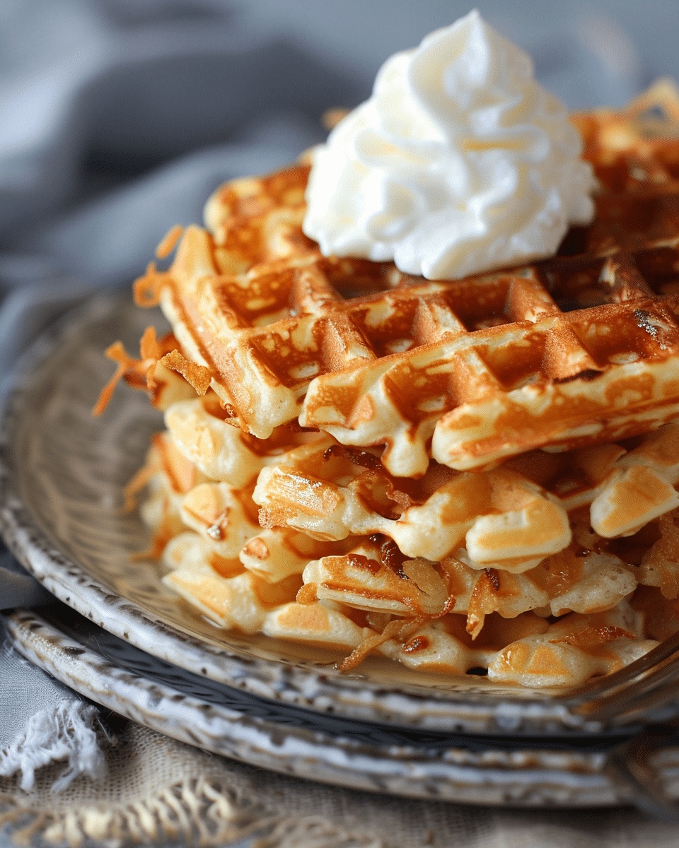 Crispy Hash Brown Waffles