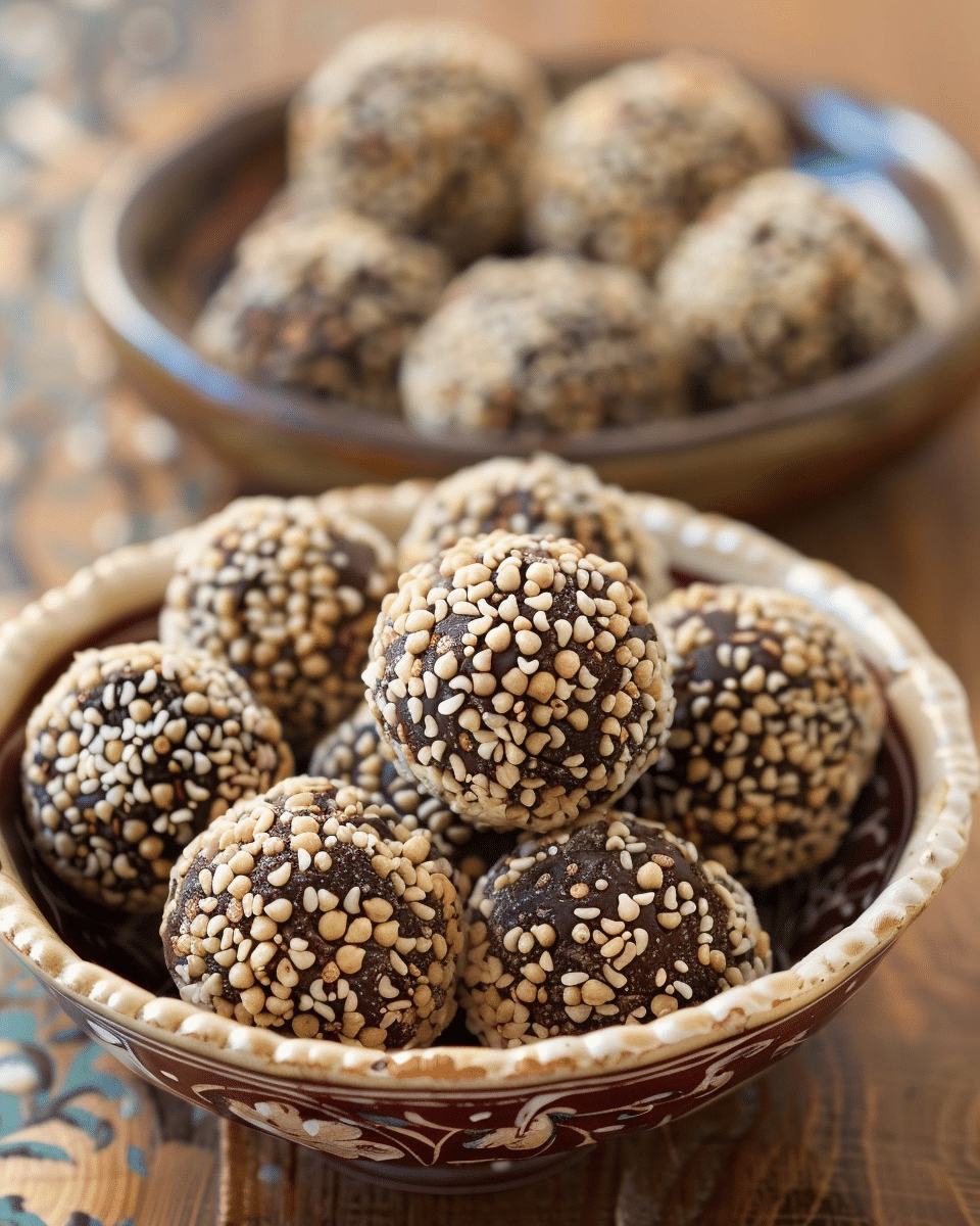 Quick Chickpea Truffles Snack