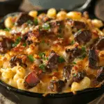 Steak Bites Loaded Mac & Cheese