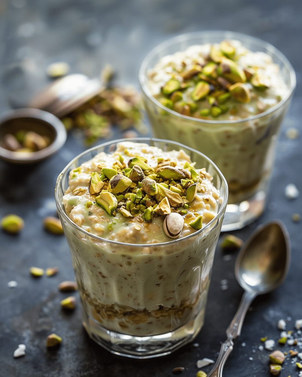 Best Pistachio Overnight Oats