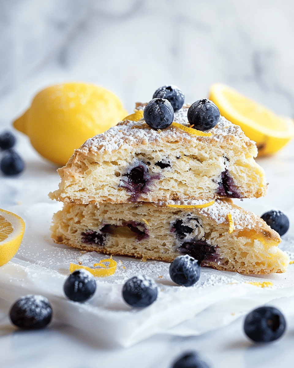 Blueberry Lemon Scones