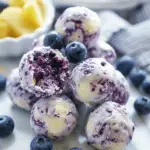 Blueberry Cheesecake Protein Bites