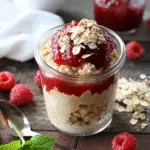 Peanut Butter & Jelly Overnight Oats