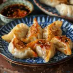 Kimchi Tofu Mandu (Korean Dumplings)