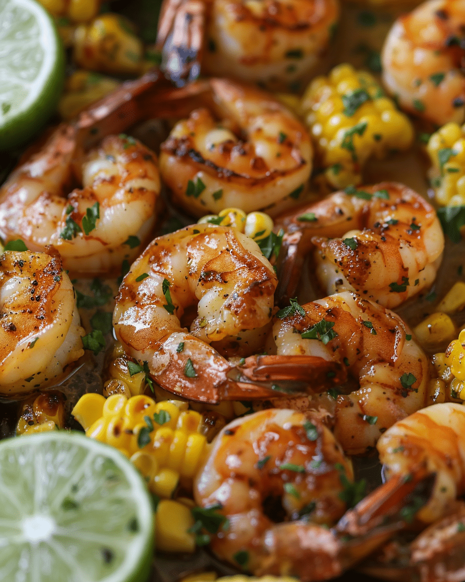Garlic Buttered Shrimp with Corn – A Flavorful Seafood Delight