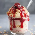 Peanut Butter and Jelly Overnight Oats