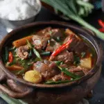 Sinigang na Buto-Buto with Gabi