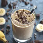 Chocolate Peanut Butter Banana Smoothie