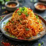 Pan Fried Noodles With Chili Crisp