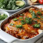 Cheesy 5-Ingredient Beef Enchiladas