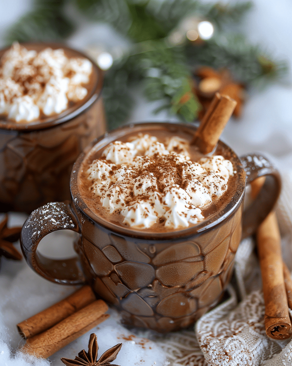 Favorite Gingerbread Spiced Hot Chocolate