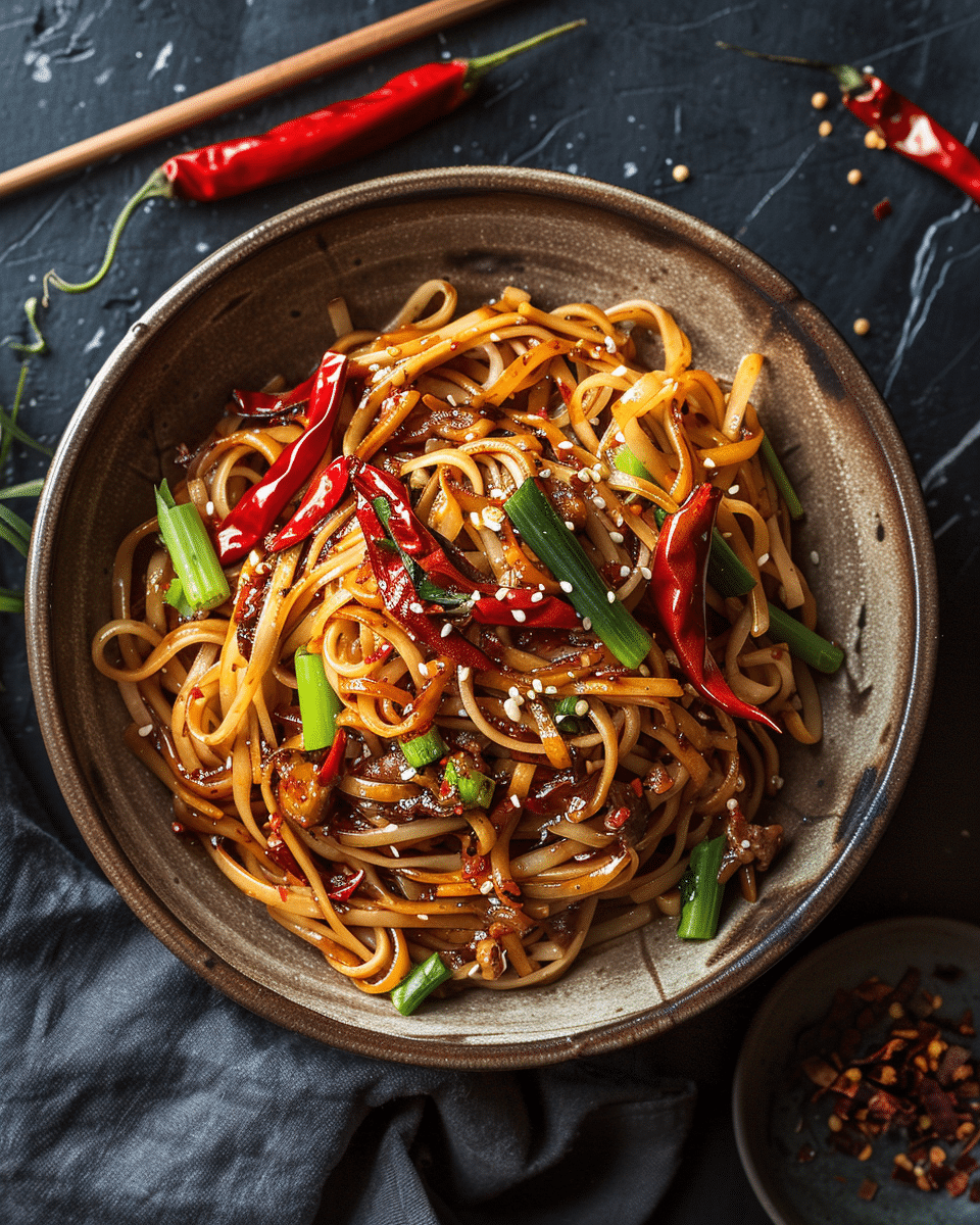 Spicy Sichuan Noodles