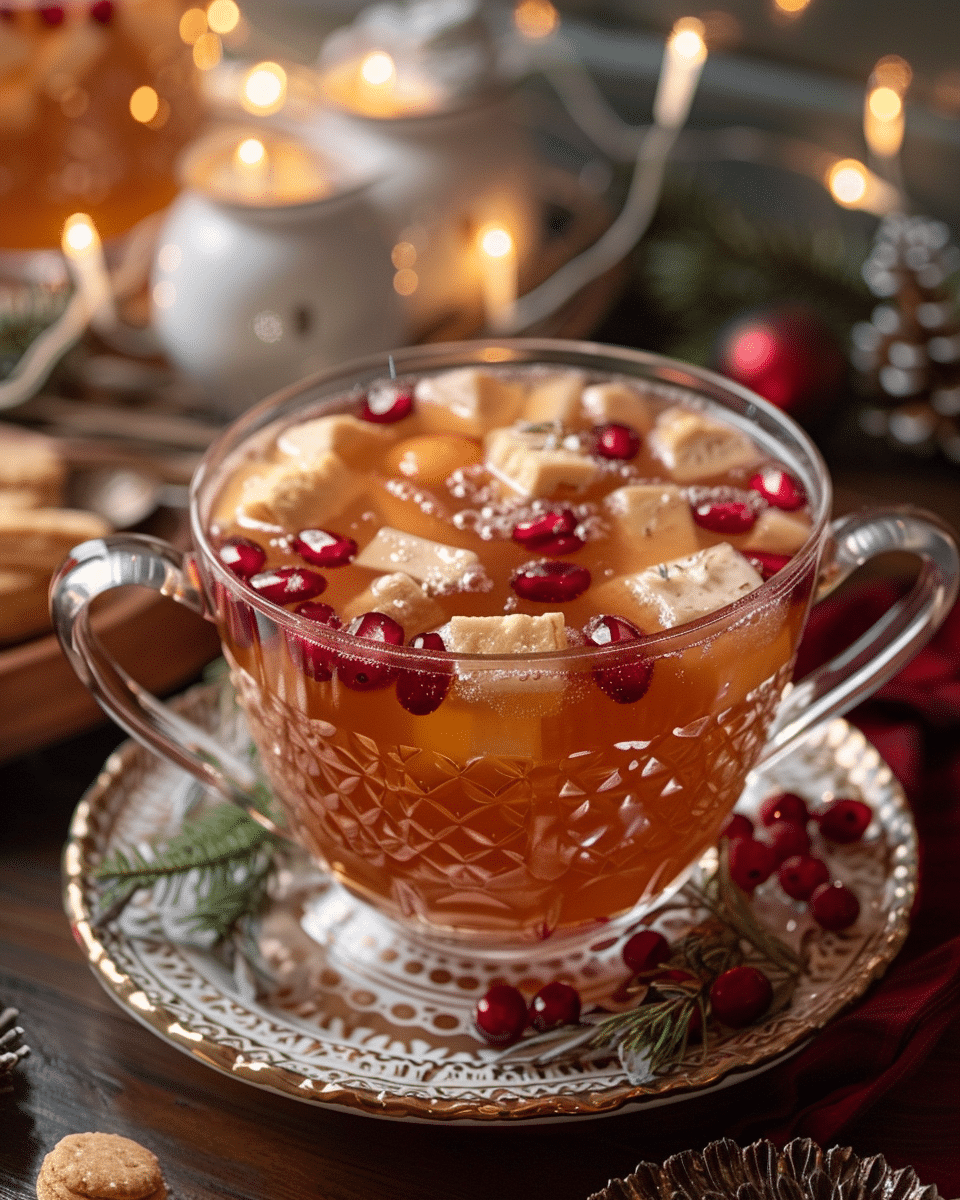 Warm Crockpot Christmas Punch
