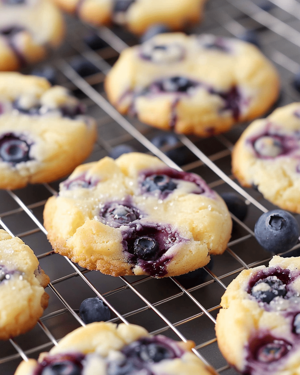 Best Blueberry Cheesecake Cookies