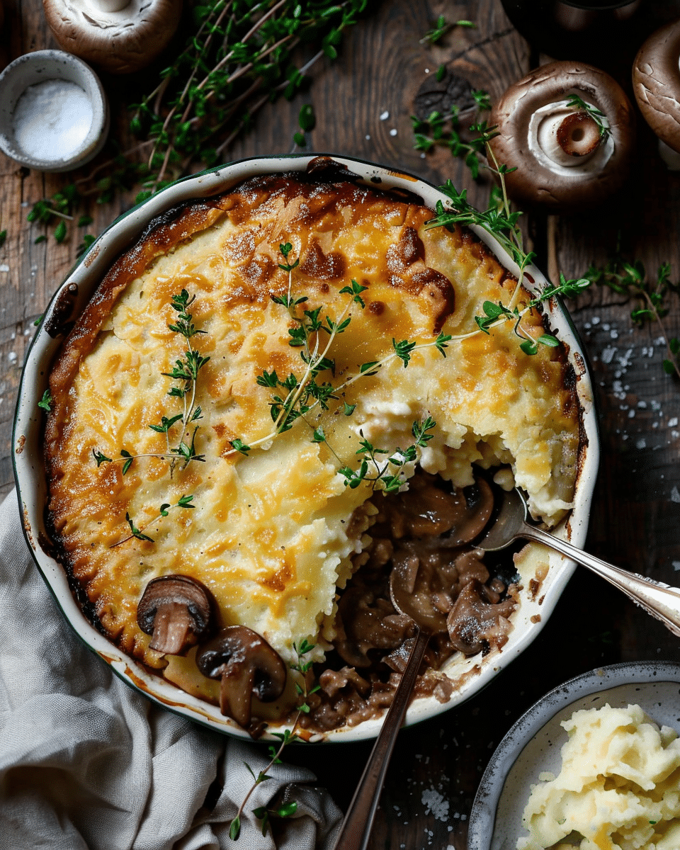 Mushroom Cottage Pie