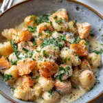 Creamy Salmon Gnocchi