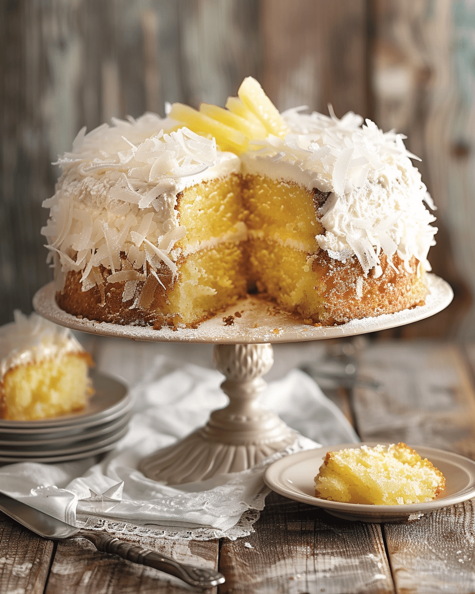 Pineapple Juice Cake