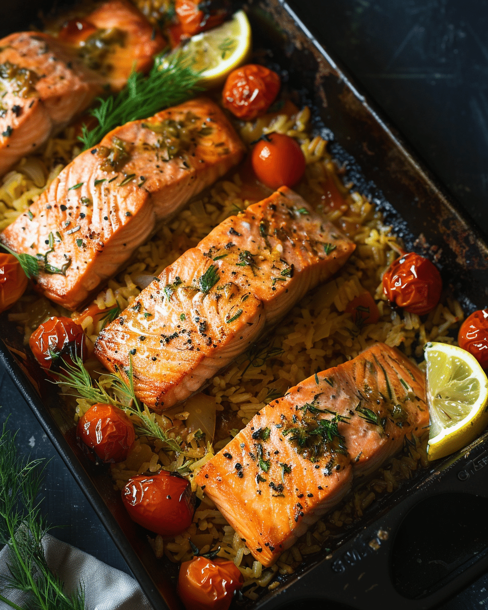 Salmon Tray Bake