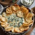 Best Spinach Dip Cheese Crisps