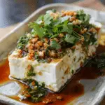 Hiyayakko - Chilled Tofu with Toppings