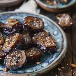 Peanut Butter & Chia Jam Stuffed Dates