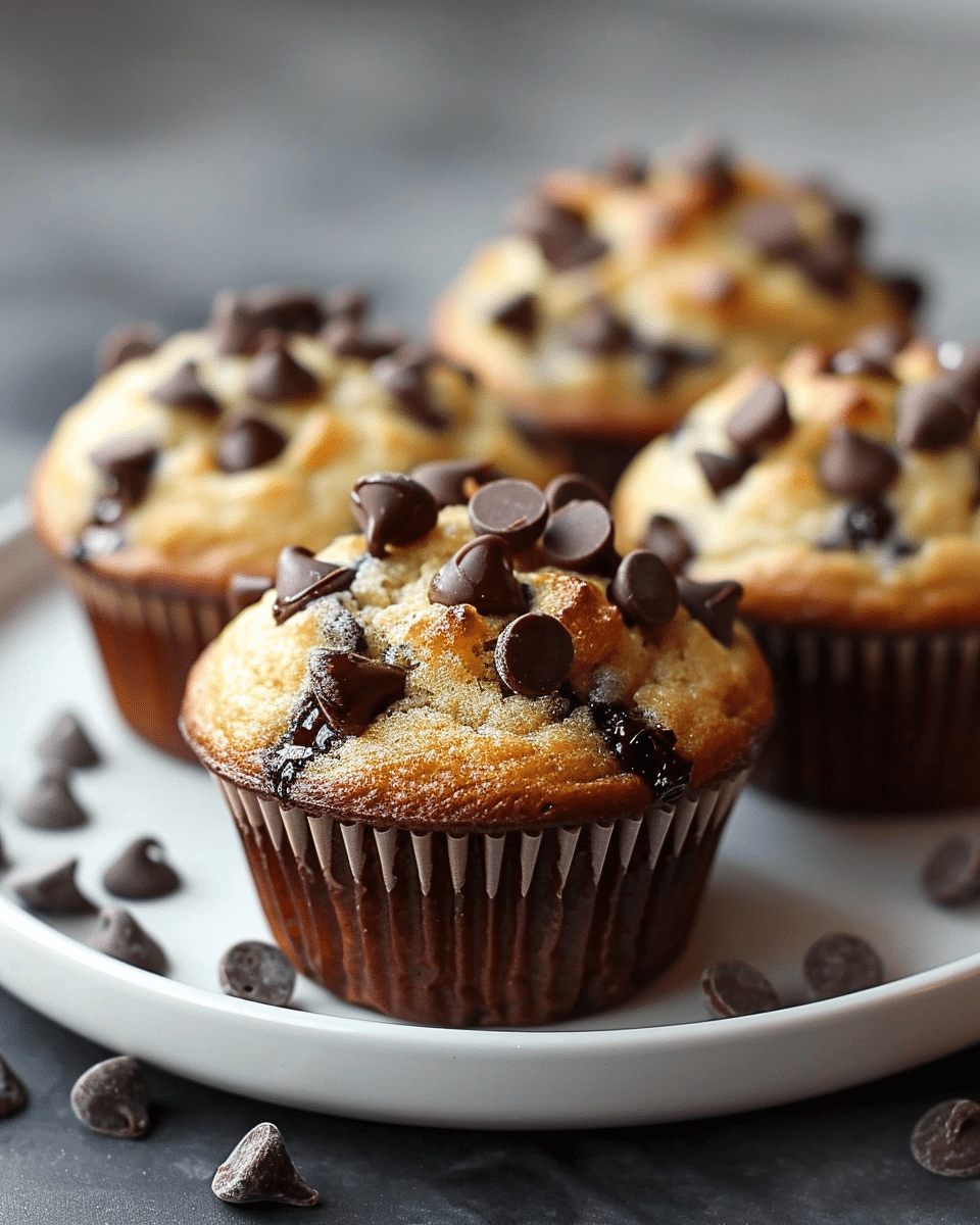 Banana Chocolate Chip Muffins