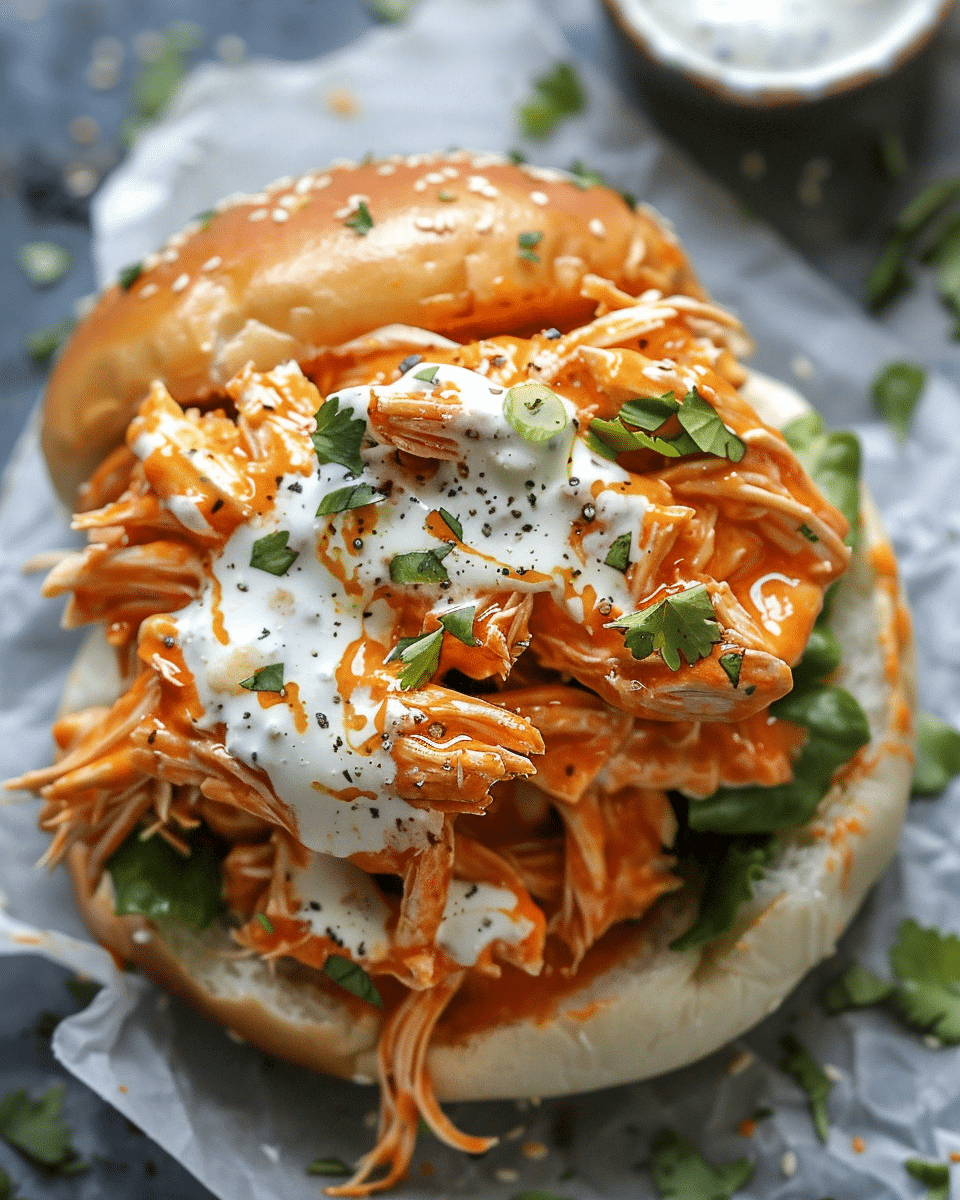 Buffalo Chicken Buns