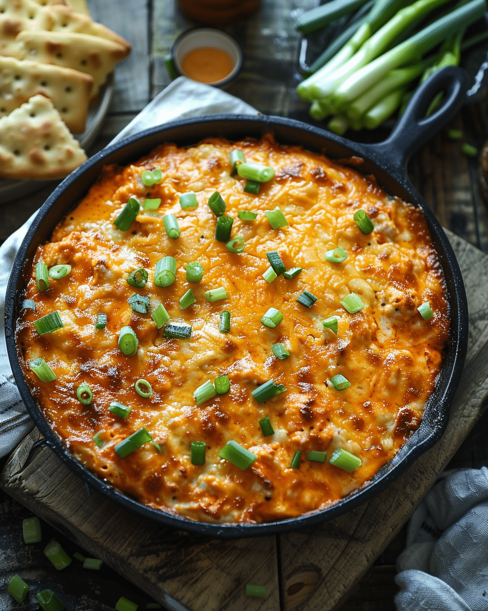 Cheesy Buffalo Chicken Dip