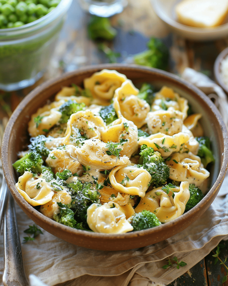 Chicken and Broccoli Tortellini