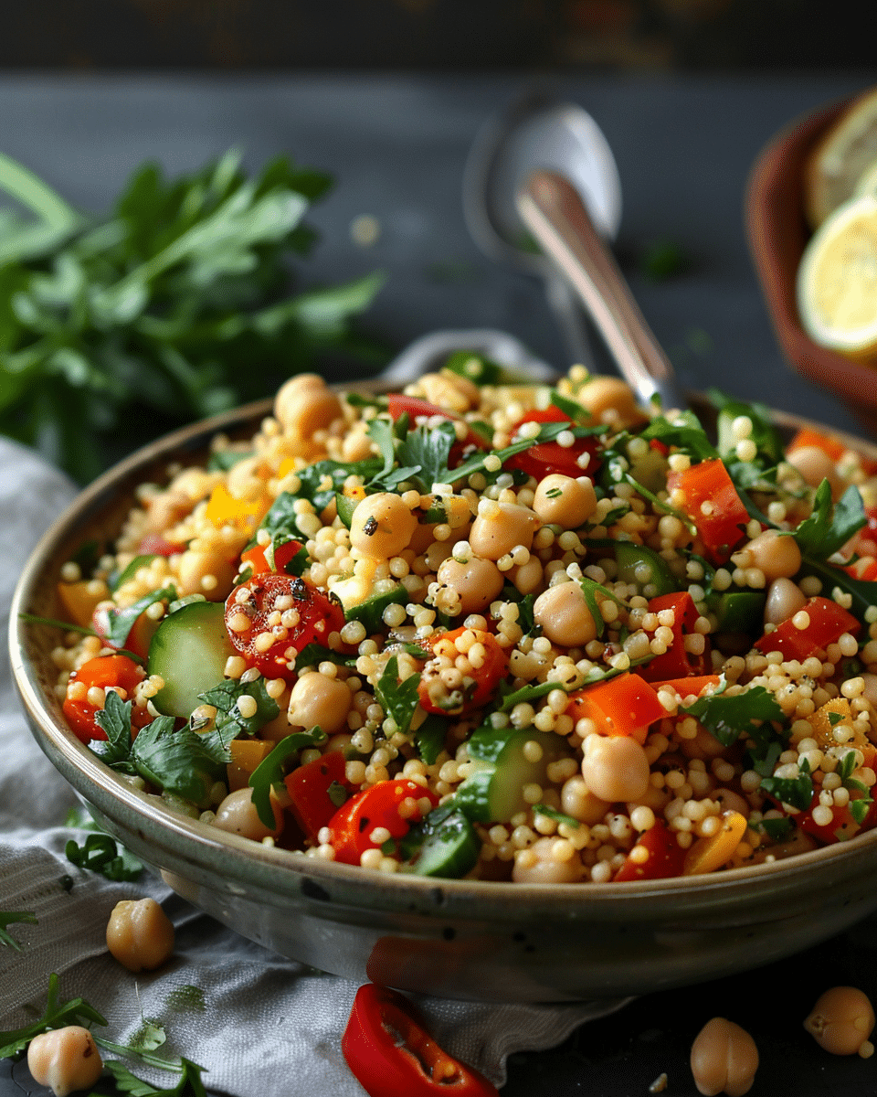 Chickpea Couscous Salad Recipe